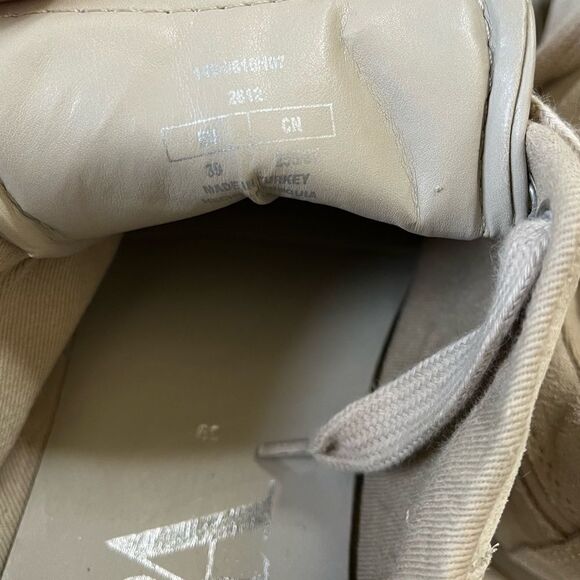 Zara Genuine Suede Platform Sneakers 8 - Picture 3 of 13